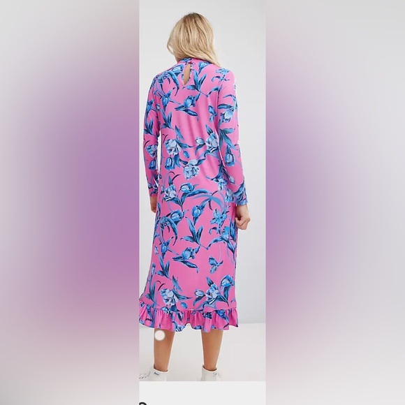 ASOS Vintage Floral Midi Dress - Picture 2 of 9